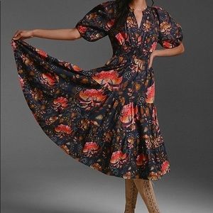 Anthropologie dress Joyce midi dress